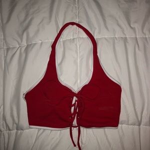 Tied Up, Halter Crop Top